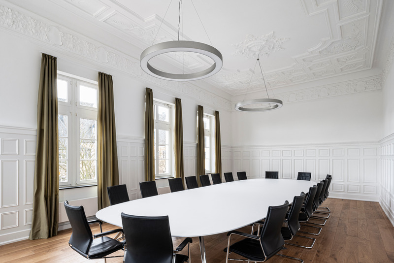 Press kit | 6515-03 - Press release | Brühl City Hall and Library - JSWD - Institutional Architecture - Historical council chamber<br> - Photo credit: Christa Lachenmaier<br>