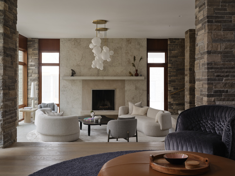 Press kit | 2942-06 - Press release | Glasgow residence - Reigo & Bauer - Residential Interior Design - Living Room<br> - Photo credit: Doublespace Photography