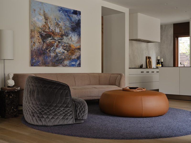 Press kit | 2942-06 - Press release | Glasgow residence - Reigo & Bauer - Residential Interior Design - Seating Area Detail<br style=""> - Photo credit: Doublespace Photography