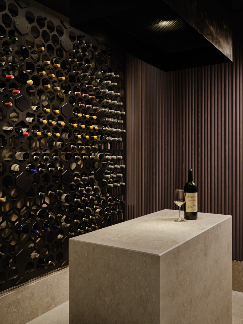 Press kit | 2942-06 - Press release | Glasgow residence - Reigo & Bauer - Residential Interior Design - Lower Level - Cellar<br> - Photo credit: Doublespace Photography