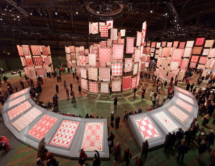 Press kit | 809-05 - Press release | Azure announces the finalists of the second annual AZ Awards - Azure Magazine - Competition - Firm:&nbsp;Thinc Design<br>Project:&nbsp;Infinite Variety: Three Centuries of Red and White Quilts