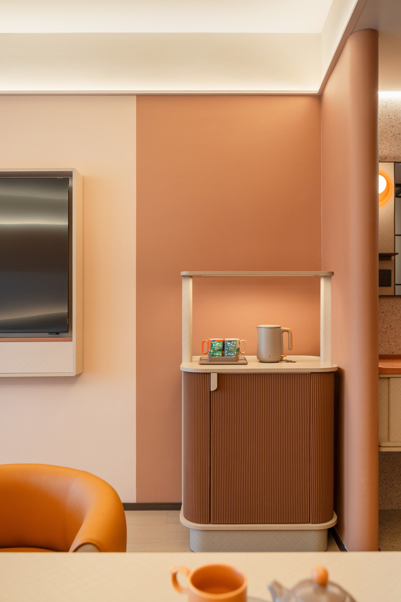 Press kit | 3531-15 - Press release | Orange Hotel 3.0: LOHAS－Lifestyles of Health and Sustainability－Paul H. Ray - Vermilion Zhou Design Group - Commercial Interior Design - Guestroom - Photo credit: Jian Quan Wu<span></span>