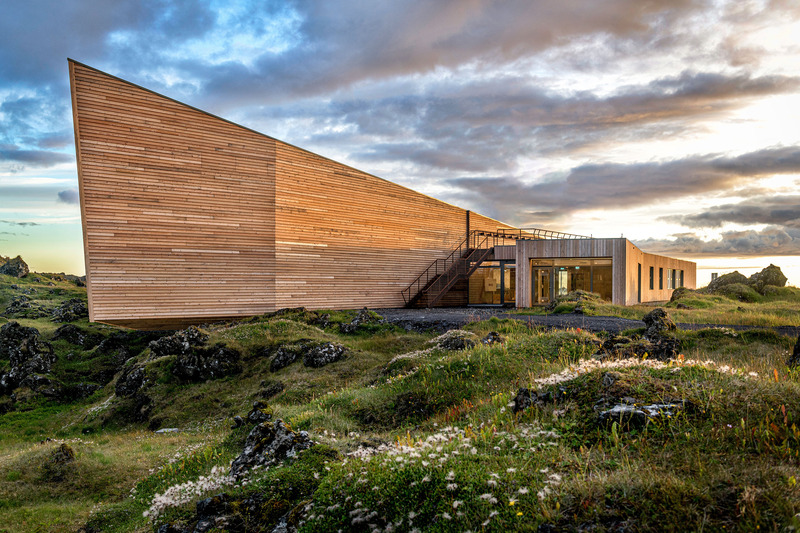 Press kit | 6422-01 - Press release | Visitor Center for Snæfellsjökull National Park - Arkis Architects - Commercial Architecture - The design concept is inspired by the surrounding nature - Photo credit: Karl Vilhjálmsson