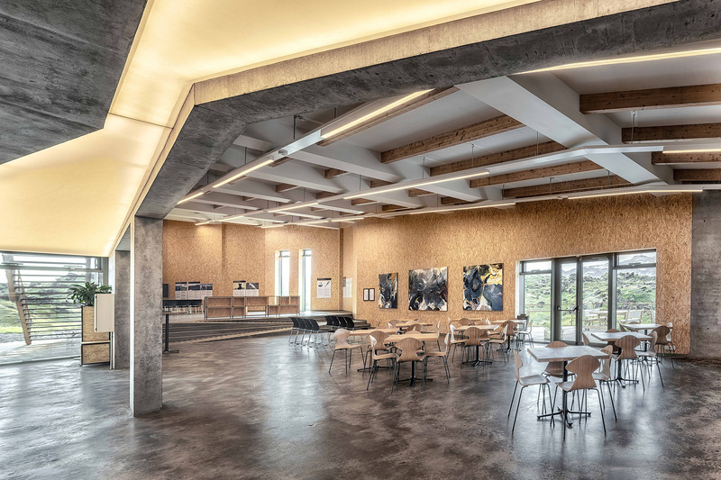 Press kit | 6422-01 - Press release | Visitor Center for Snæfellsjökull National Park - Arkis Architects - Commercial Architecture - café and showroom - Photo credit: Karl Vilhjálmsson