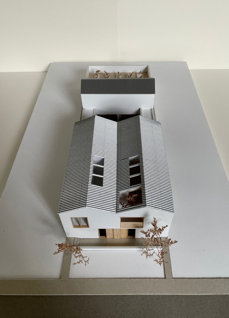 Dossier de presse | 2744-10 - Communiqué de presse | Junction Semi - StudioAC - Architecture résidentielle - Model - Crédit photo : Melody Matin