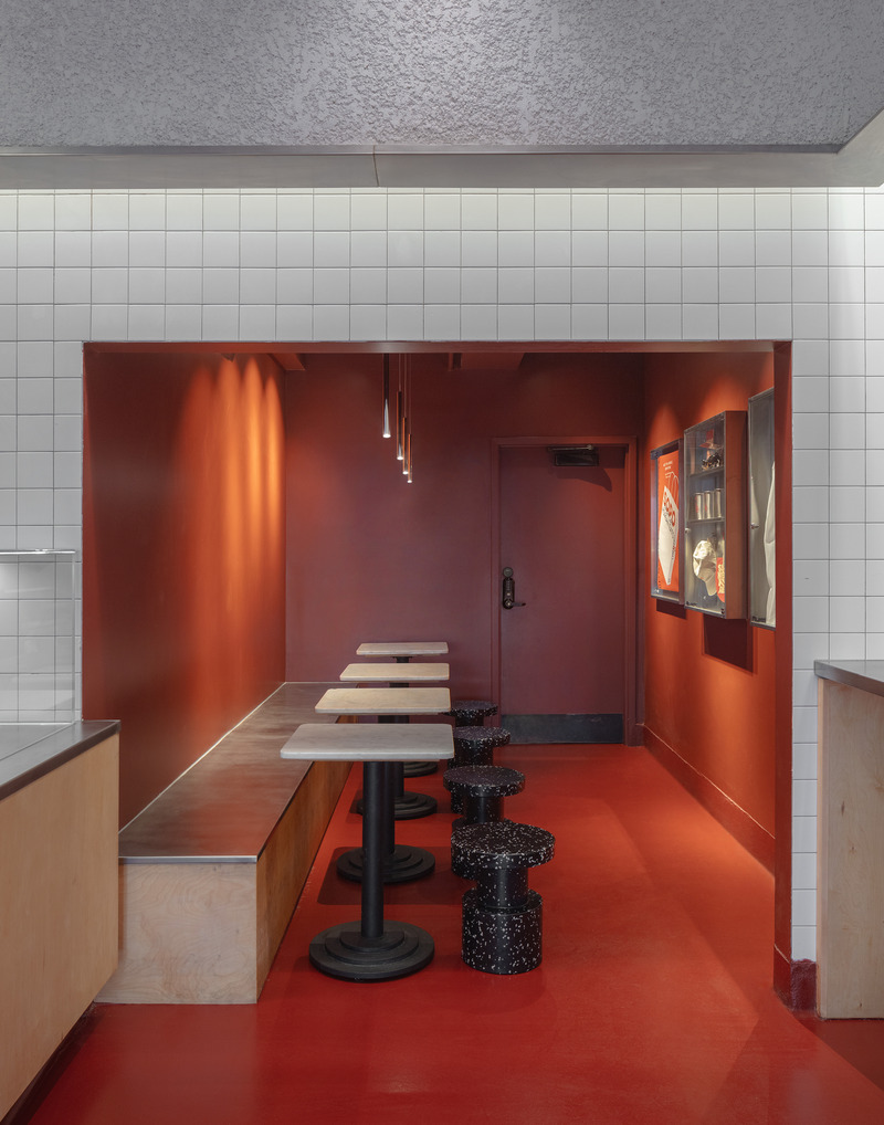 Press kit | 7707-01 - Press release | Model Practice Transforms Historic Garment District Space into Award-Winning Korean Restaurant - Model Practice - Commercial Interior Design - Photo credit: Naho Kubota