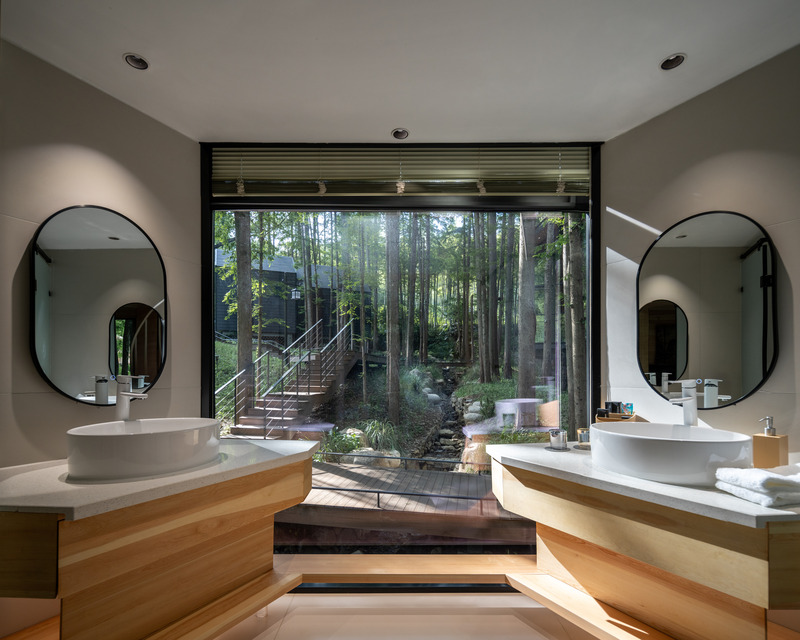 Press kit | 7710-01 - Press release | Dongmingshan Senyu Hotel: A Minimally Invasive Forest Resort in Hangzhou - GLA Architects - Commercial Architecture - Pinecone Cabins - Photo credit: Chen Xi Studio