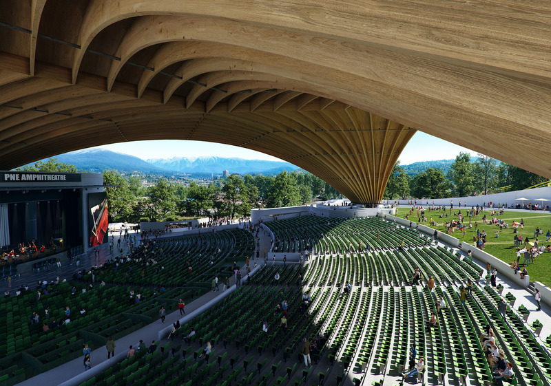 Dossier de presse | 2197-02 - Communiqué de presse | PNE Amphitheatre / Freedom Mobile Arch - Revery Architecture - Architecture commerciale -  A variety of fixed and flexible seating will provide versatile audience configurations.  - Crédit photo : Mir