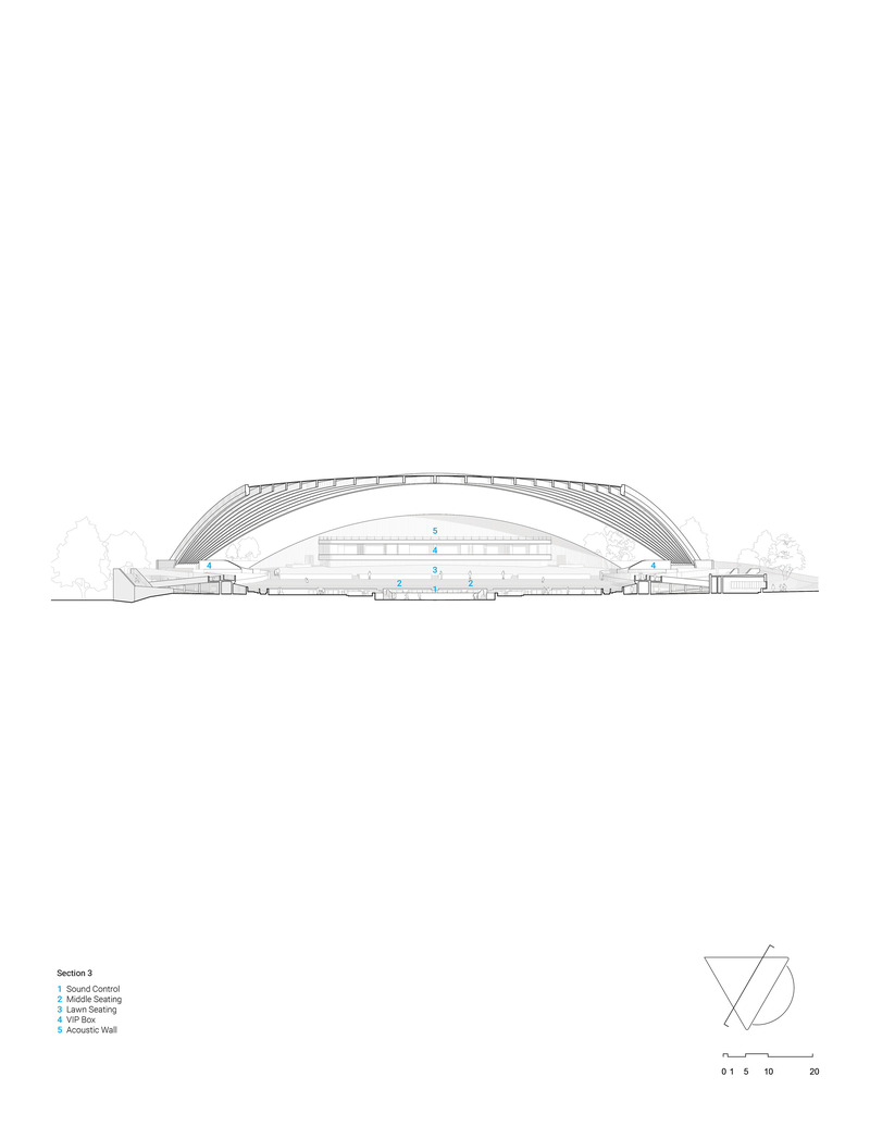 Dossier de presse | 2197-02 - Communiqué de presse | PNE Amphitheatre / Freedom Mobile Arch - Revery Architecture - Architecture commerciale - Section 3 - Crédit photo : Revery