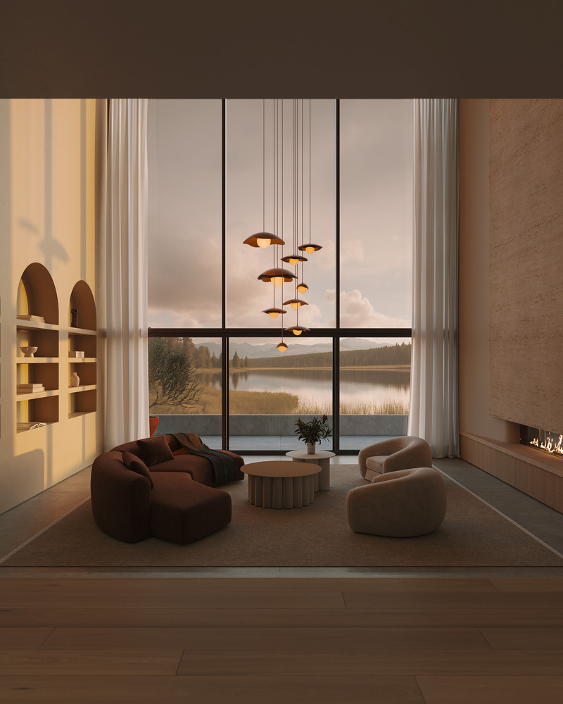 Press kit | 1942-06 - Press release | New Pivoine Collection: All About Delicate Design for Luminaire Authentik - Luminaire Authentik - Lighting Design - Pivoine Composition - Photo credit: Luminaire Authentik