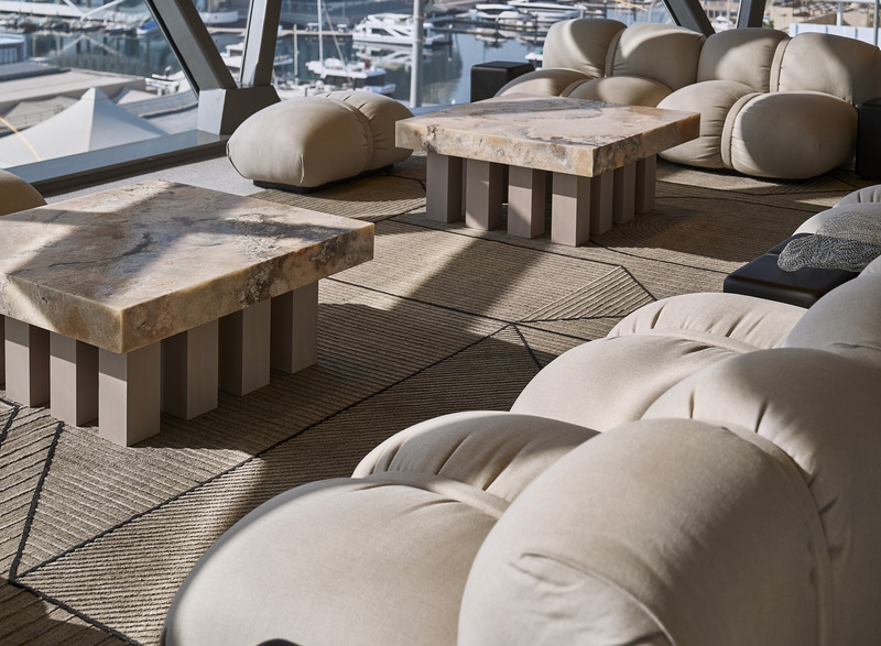 Dossier de presse | 7534-09 - Communiqué de presse | F1 Lounge - Agata Kurzela Studio - Design d’intérieur commercial - Crédit photo : Agata Kurzela Studio