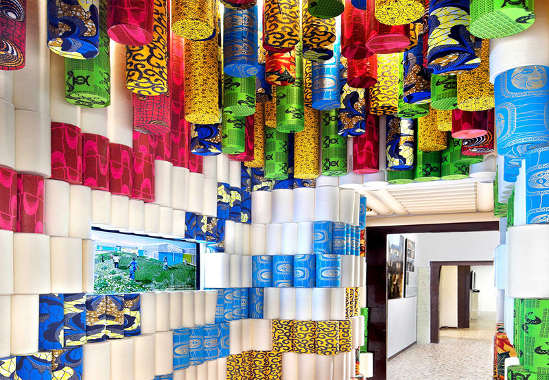 Dossier de presse | 5843-01 - Communiqué de presse | Louise Braverman Architect Selected as a Best Global Firm Finalist at 2025 Architizer 13th Annual A+ Awards - Louise Braverman Architect - Architecture institutionnelle - "Kigutu in Formation", exhibited at the 2012 Venice Biennale - Crédit photo : Michael Moran