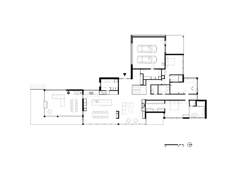 Press kit | 880-24 - Press release | La Flèche Residence - MU Architecture - Residential Architecture - Ground Level - Photo credit: MU Architecture