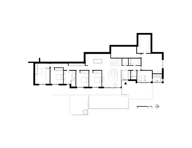 Press kit | 880-24 - Press release | La Flèche Residence - MU Architecture - Residential Architecture - Garden Level - Photo credit: MU Architecture