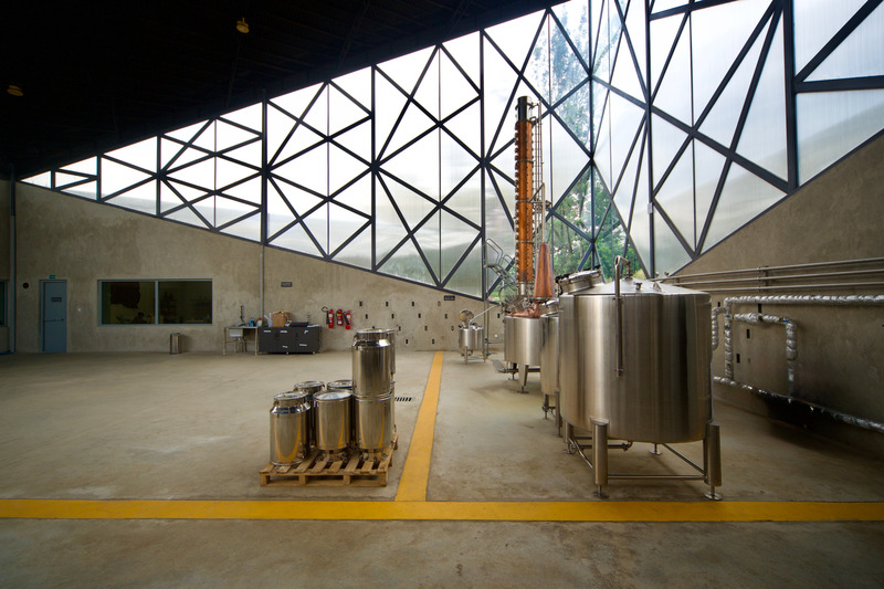 Press kit | 7043-02 - Press release | BE_Design - Virunga Mountain Spirits - BE_Design - Commercial Architecture - Distillery - Photo credit: Bruce Engel 