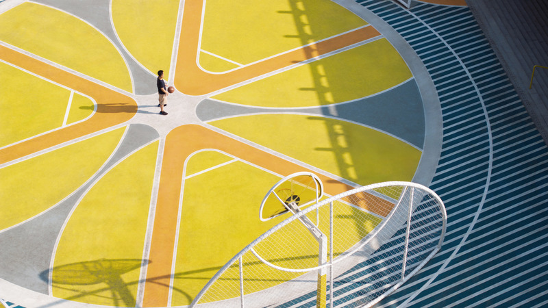 Dossier de presse | 7740-01 - Communiqué de presse | Activation of Urban Negative Space - JU•Basketball Park - HID Landscape Architecture - Architecture de paysage - Crédit photo : HID