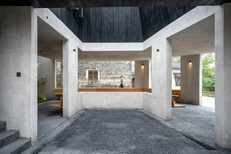 Dossier de presse | 7726-01 - Communiqué de presse | FW JI · Le Musée de la Mémoire Rurale - IARA - Architecture institutionnelle - Espace public au rez-de-chaussée - Crédit photo : Yi Huang