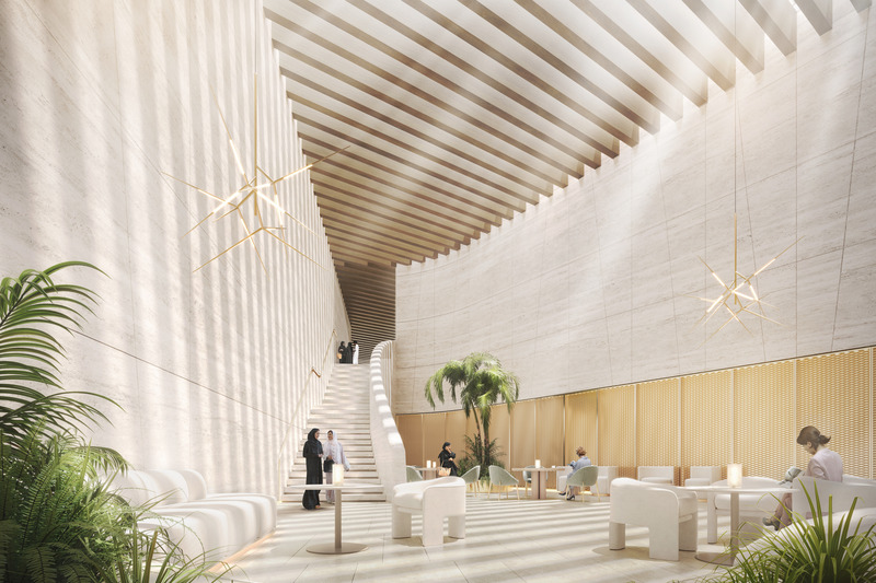 Dossier de presse | 865-68 - Communiqué de presse | Lemay dévoile The Gold — Une destination qui redéfinit l’expérience de divertissement et de restauration haut de gamme à Khobar - Lemay - Architecture commerciale - Crédit photo : Lemay