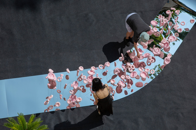 Dossier de presse | 982-57 - Communiqué de presse | Retour sur le FAV 2025 - Festival des Architectures Vives - Évènement + Exposition - LA LANGUE GUSTATIVE <br> Studio DENG : Qicheng Wu &amp; Meichen Wang - Crédit photo :  photoarchitecture.com 