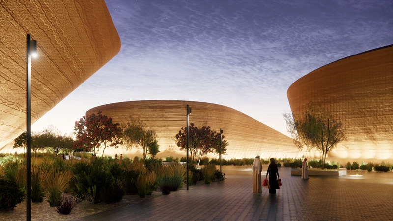 Dossier de presse | 7715-01 - Communiqué de presse | Omrania Wins Architizer A+ Awards for Visionary Water Treatment Complex at King Salman Park - Omrania, part of 10N Collective - Design urbain - Crédit photo : Omrania