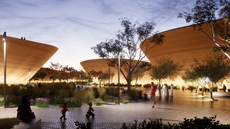 Dossier de presse | 7715-01 - Communiqué de presse | Omrania Wins Architizer A+ Awards for Visionary Water Treatment Complex at King Salman Park - Omrania, part of 10N Collective - Design urbain - Crédit photo : Omrania