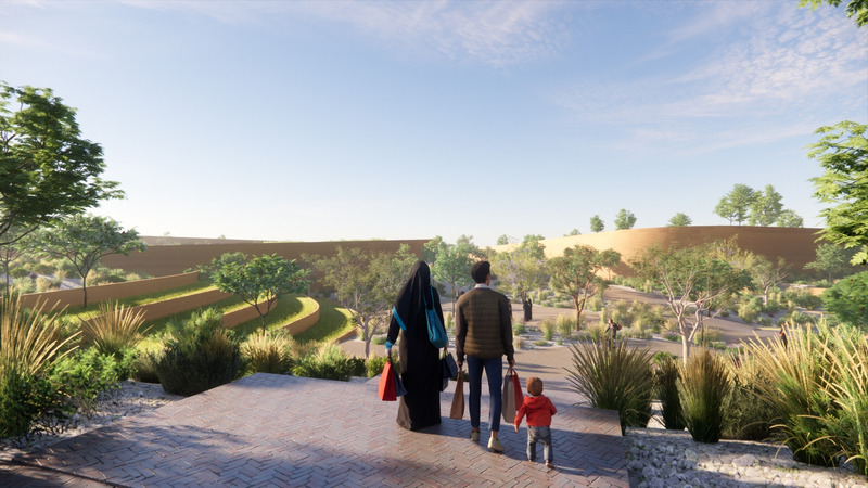 Dossier de presse | 7715-01 - Communiqué de presse | Omrania Wins Architizer A+ Awards for Visionary Water Treatment Complex at King Salman Park - Omrania, part of 10N Collective - Design urbain - Crédit photo : Omrania