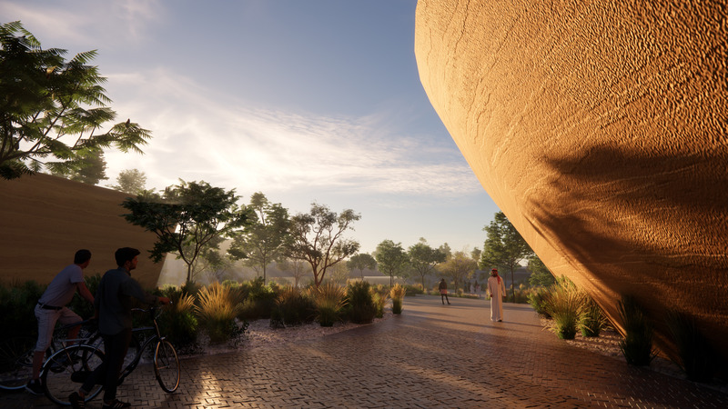 Dossier de presse | 7715-01 - Communiqué de presse | Omrania Wins Architizer A+ Awards for Visionary Water Treatment Complex at King Salman Park - Omrania, part of 10N Collective - Design urbain - Crédit photo : Omrania