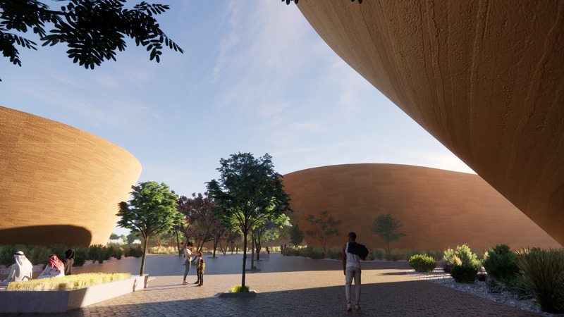 Dossier de presse | 7715-01 - Communiqué de presse | Omrania Wins Architizer A+ Awards for Visionary Water Treatment Complex at King Salman Park - Omrania, part of 10N Collective - Design urbain - Crédit photo : Omrania