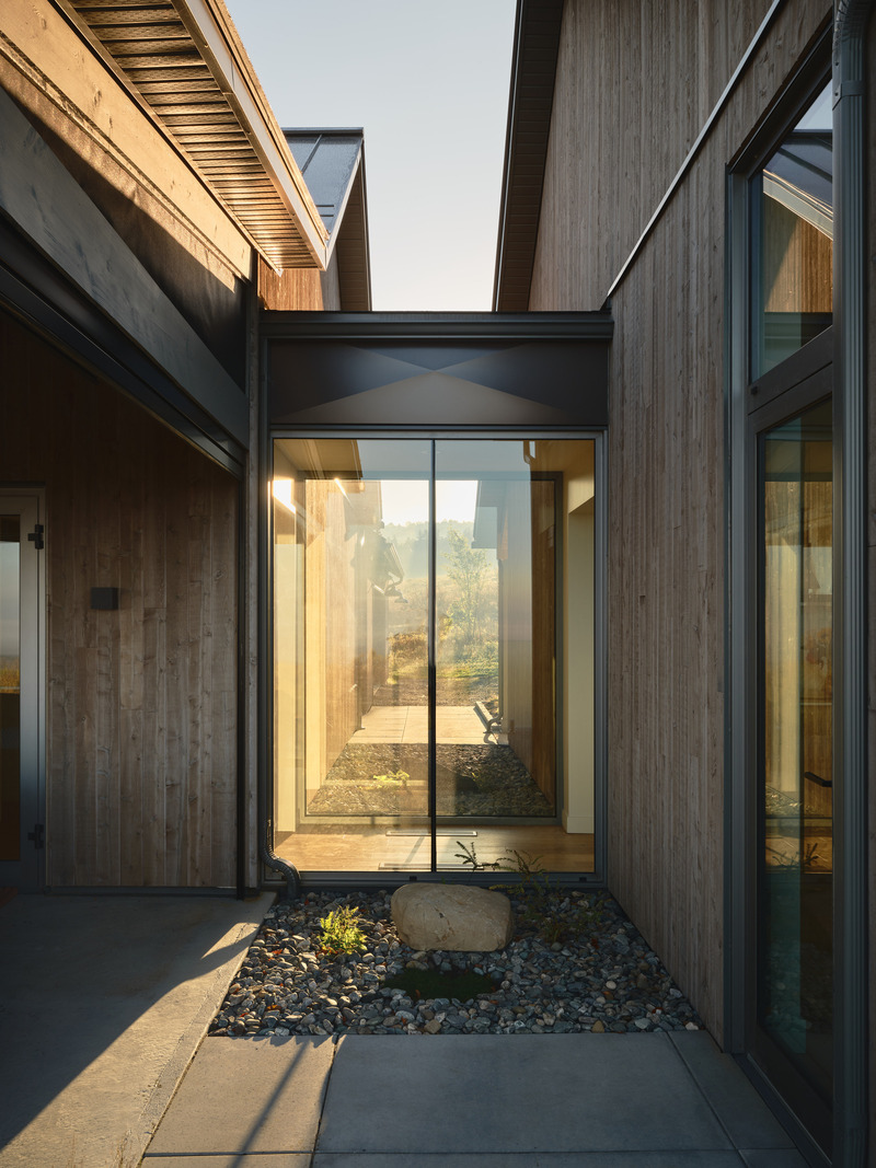 Dossier de presse | 5621-02 - Communiqué de presse | Le Pâturage - MUUK Architecture - Architecture résidentielle - Crédit photo : Phill Bernard