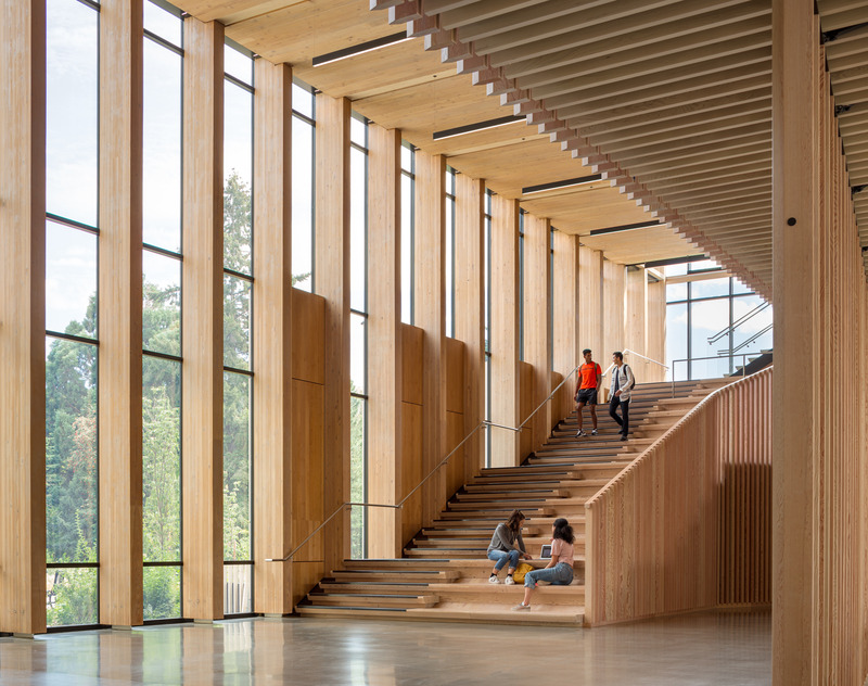 Dossier de presse | 2207-04 - Communiqué de presse | MGA Named Best Sustainable Firm in the World at the 13th Annual Architizer A+Awards - MGA | Michael Green Architecture - Architecture commerciale - Oregon State University  - Crédit photo : Josh Partee