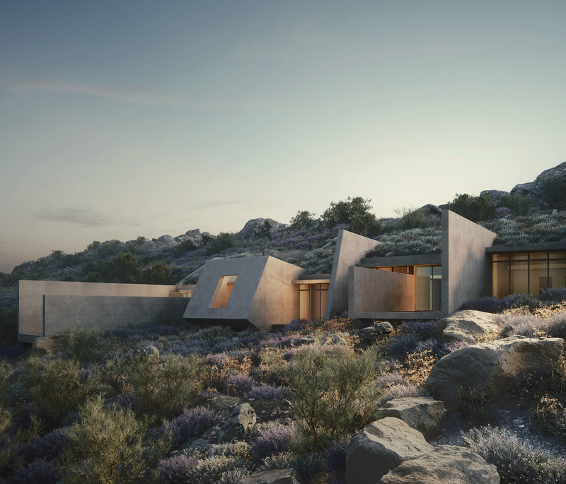 Dossier de presse | 7372-01 - Communiqué de presse | Aristides Dallas Architects Named “Best Local Firm” at 2025 Architizer A+Awards - Aristides Dallas Architects - Architecture résidentielle - POOL ON THE ROCKS - Crédit photo : KATERINA IAKOVAKI