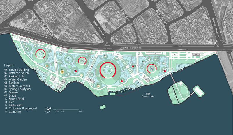 Dossier de presse | 2696-05 - Communiqué de presse | Sponge Synergy: The Huaiyang Fuxi Cultural Park - Turenscape - Architecture de paysage - <p class="">Site plan</p> - Crédit photo : Turenscape