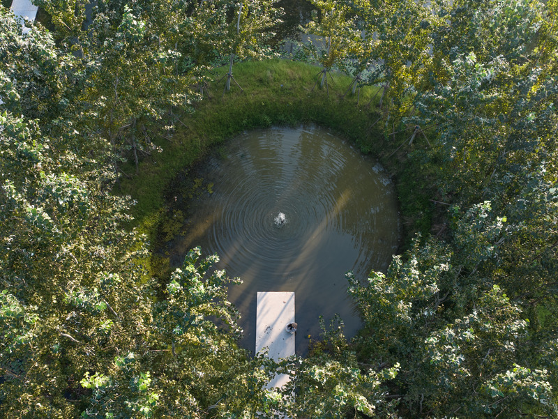 Dossier de presse | 2696-05 - Communiqué de presse | Sponge Synergy: The Huaiyang Fuxi Cultural Park - Turenscape - Architecture de paysage - <p class="">The bio-water purification system is intricately woven into the landscape, with roof-mounted solar panels providing the necessary energy</p> - Crédit photo : Turenscape