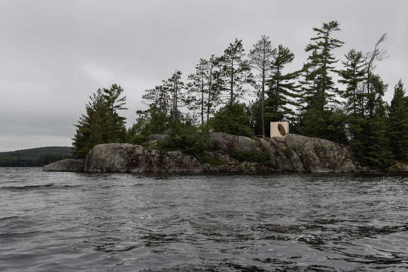 Press kit | 5671-01 - Press release | 'Faire le vide' at Poisson Blanc Regional Park - Luca Fortin + Atelier mock/up - Art - Photo credit: Maryse Béland
