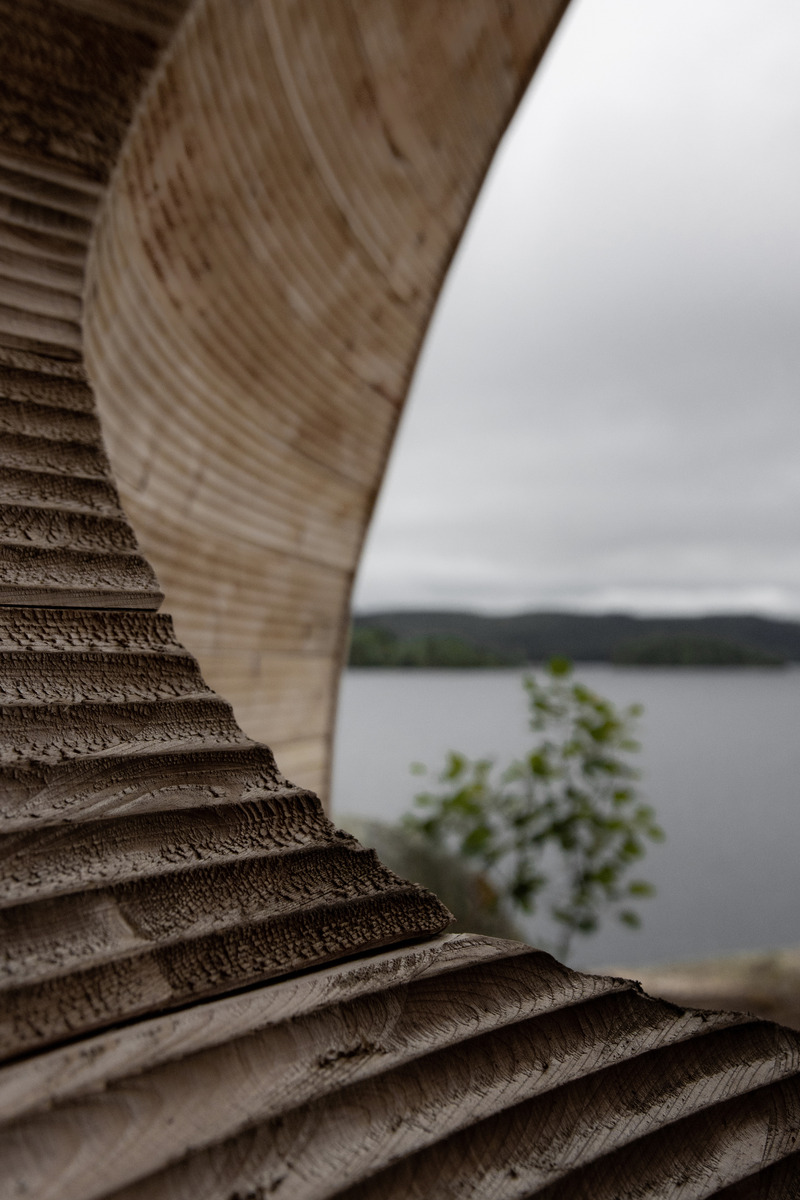 Press kit | 5671-01 - Press release | 'Faire le vide' at Poisson Blanc Regional Park - Luca Fortin + Atelier mock/up - Art - Photo credit: Maryse Béland