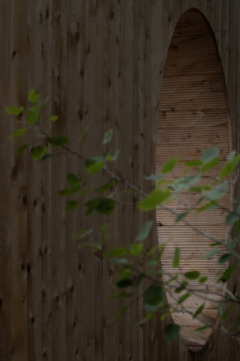 Press kit | 5671-01 - Press release | 'Faire le vide' at Poisson Blanc Regional Park - Luca Fortin + Atelier mock/up - Art - Photo credit: Maryse Béland