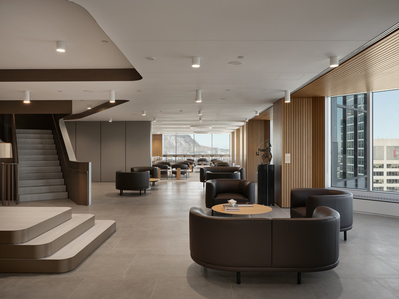 Dossier de presse | 721-16 - Communiqué de presse | L’évolution stratégique des bureaux de Davies Ward Phillips & Vineberg - Chevalier Morales - Design d’intérieur commercial - Crédit photo : Maxime Brouillet