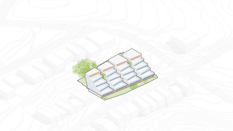Press kit | 1412-01 - Press release | Cap. 1 Três Figueiras - OSPA Arquitetura e Urbanismo - Residential Architecture - <p>Architectural massing proposal</p> - Photo credit: OSPA