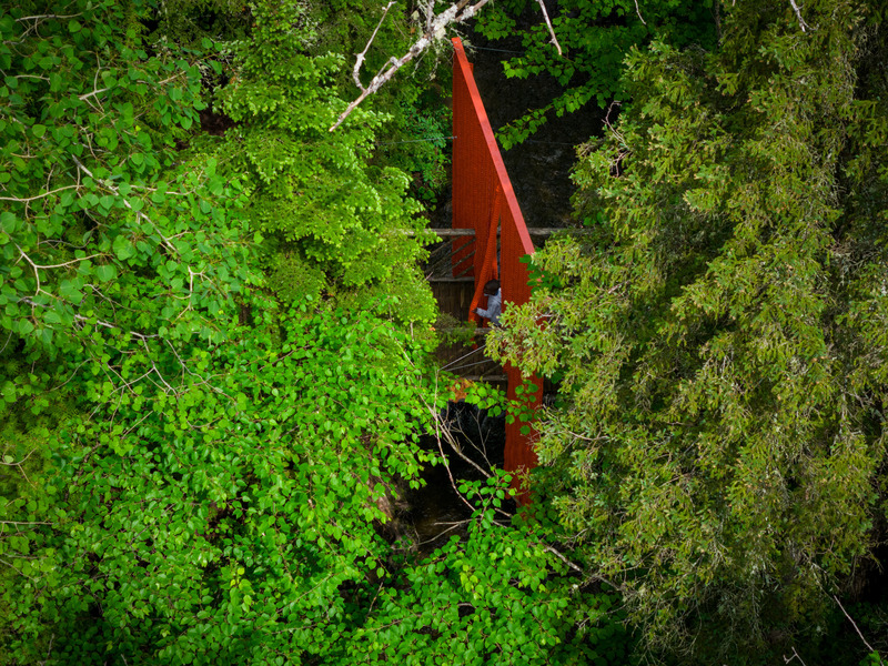 Dossier de presse | 837-52 - Communiqué de presse | Inauguration de la 26e édition du Festival international de jardins - Festival international de jardins | Jardins de Métis - Architecture de paysage - Simon Barrette, « You Shall (Not) Pass », 2025 - Crédit photo : Martin Bond