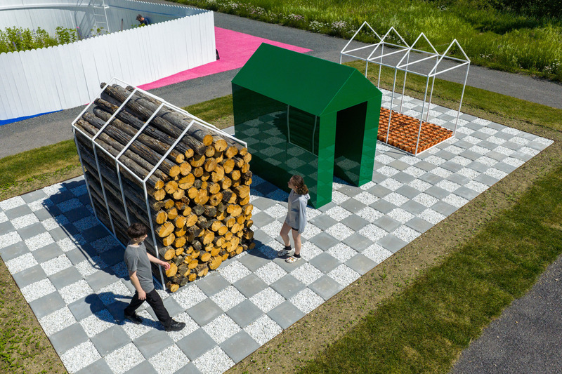 Dossier de presse | 837-52 - Communiqué de presse | Inauguration de la 26e édition du Festival international de jardins - Festival international de jardins | Jardins de Métis - Architecture de paysage - Patrick Bérubé, « BACK / GROUND », 2025 - Crédit photo : Martin Bond