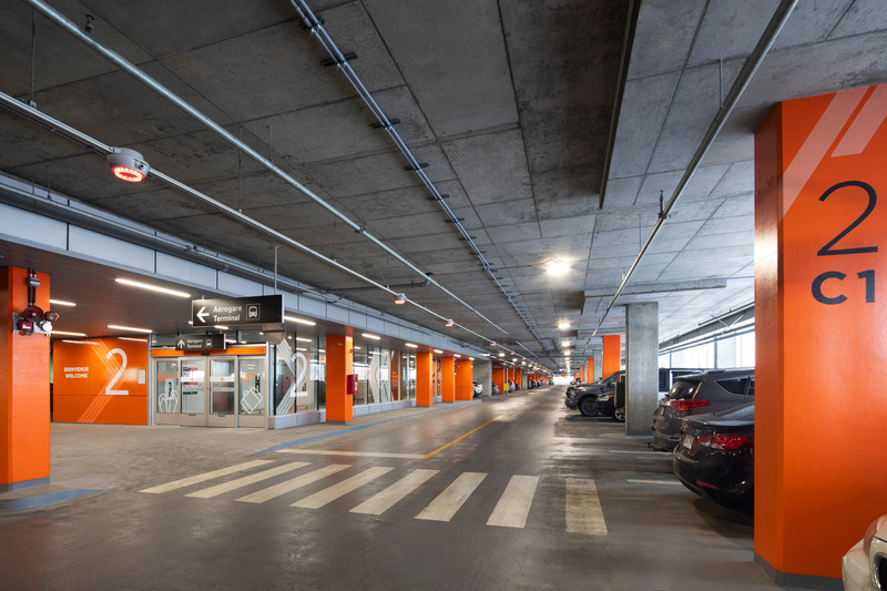 Press kit | 2275-05 - Press release | From Function to Sustainable Art: The YUL Montréal-Trudeau International Airport P4 Parking Facility Welcomes a World in Motion - Jodoin Lamarre Pratte architectes and Lemay in consortium - Commercial Architecture - <p class="">P4 Parking Facility at YUL Montréal-Trudeau International Airport <span lang="EN-CA"></span></p> - Photo credit: <p class="">Adrien Williams — Jodoin Lamarre Pratte architectes and Lemay in consortium</p>