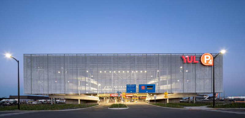 Press kit | 2275-05 - Press release | From Function to Sustainable Art: The YUL Montréal-Trudeau International Airport P4 Parking Facility Welcomes a World in Motion - Jodoin Lamarre Pratte architectes and Lemay in consortium - Commercial Architecture - <p class="">P4 Parking Facility at YUL Montréal-Trudeau International Airport <span lang="EN-CA"></span></p> - Photo credit: <p class="">Adrien Williams — Jodoin Lamarre Pratte architectes and Lemay in consortium</p>