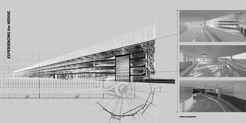 Press kit | 2275-05 - Press release | From Function to Sustainable Art: The YUL Montréal-Trudeau International Airport P4 Parking Facility Welcomes a World in Motion - Jodoin Lamarre Pratte architectes and Lemay in consortium - Commercial Architecture - <p class="">P4 Parking Facility at YUL Montréal-Trudeau International Airport — design sketch<span lang="EN-CA"></span></p> - Photo credit: Jodoin Lamarre Pratte architectes and Lemay in consortium