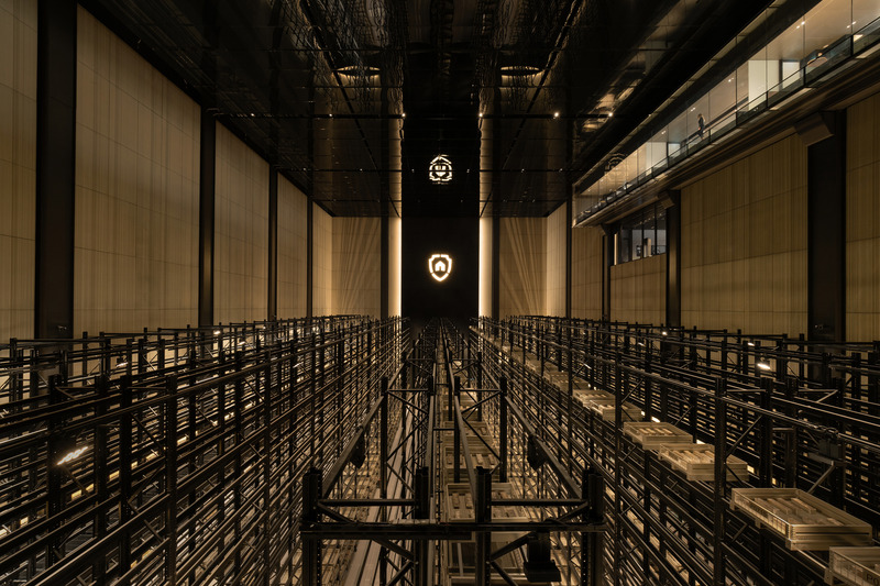 Dossier de presse | 7713-01 - Communiqué de presse | Un entre-deux subtil - Monolab Studio - Architecture industrielle - Coffre Fort Principal - Crédit photo : Finbarr Fallon