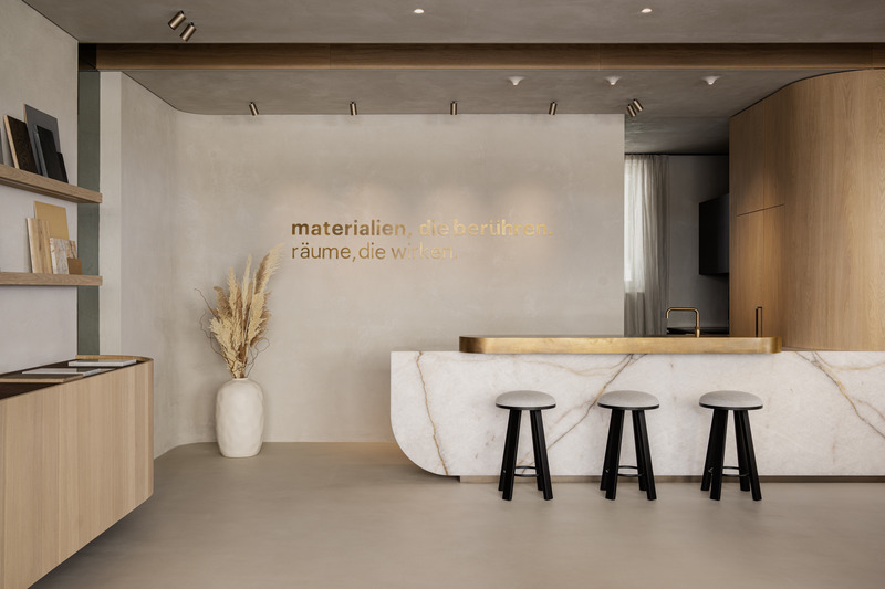 Dossier de presse | 5356-07 - Communiqué de presse | TDW material_lab - destilat Design Studio - Design d’intérieur commercial - Crédit photo : MW-Architekturfotografie