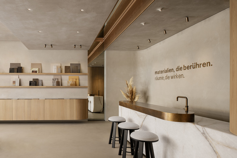 Dossier de presse | 5356-07 - Communiqué de presse | TDW material_lab - destilat Design Studio - Design d’intérieur commercial - Crédit photo : MW-Architekturfotografie