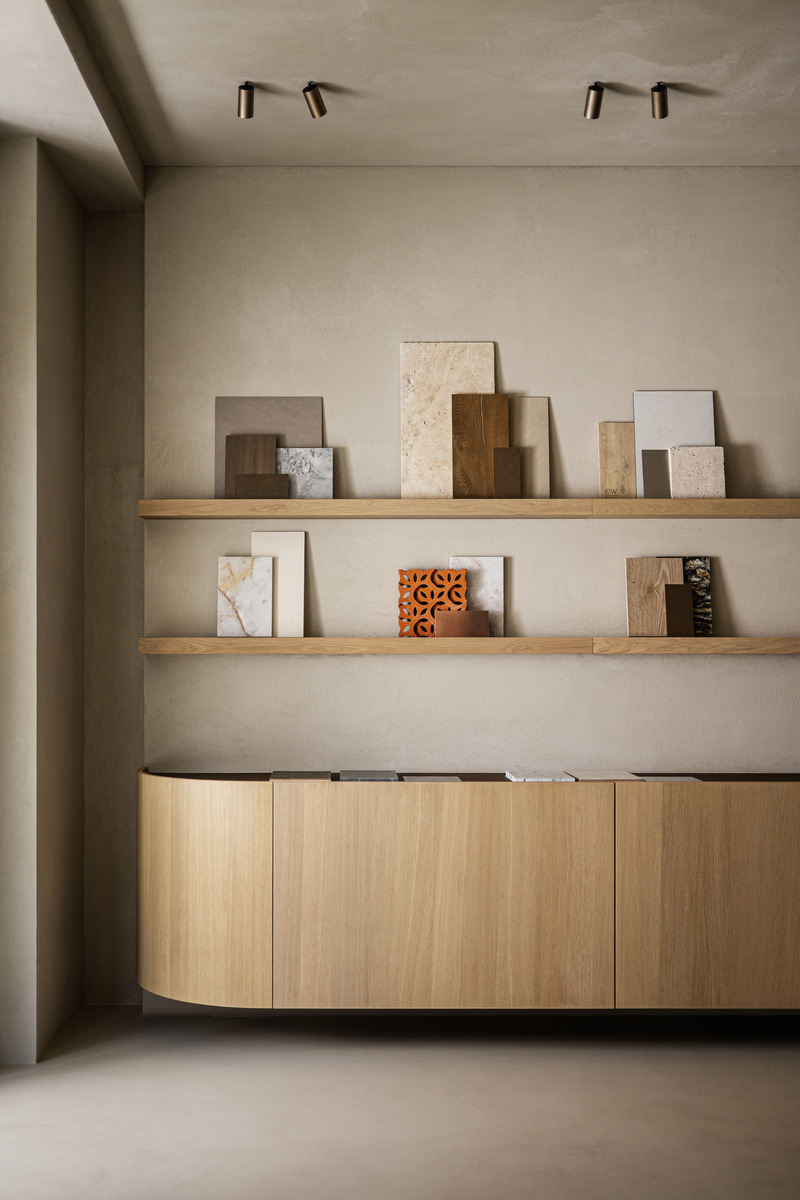 Dossier de presse | 5356-07 - Communiqué de presse | TDW material_lab - destilat Design Studio - Design d’intérieur commercial - Crédit photo : MW-Architekturfotografie