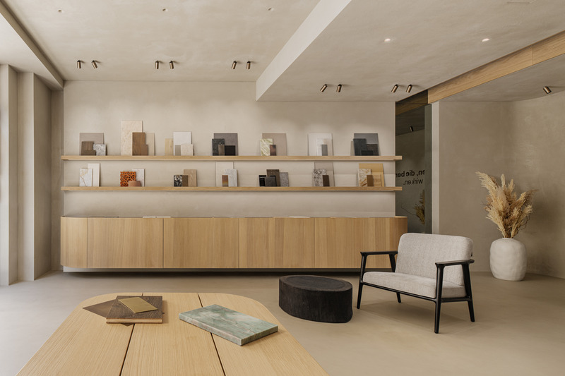 Dossier de presse | 5356-07 - Communiqué de presse | TDW material_lab - destilat Design Studio - Design d’intérieur commercial - Crédit photo : MW-Architekturfotografie