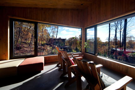 Dossier de presse | 759-02 - Communiqué de presse | La Source – pavillon de massothérapie - Blouin Tardif Architecture-Environnement - Architecture commerciale - Crédit photo : Steve Montpetit