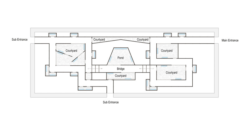 Dossier de presse | 7733-01 - Communiqué de presse | Garden for the Eyes - c+d studio - Design d’intérieur commercial - Plan Layout - Crédit photo : c+d studio